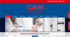 Desktop Screenshot of g-m-schluesseldienst.de